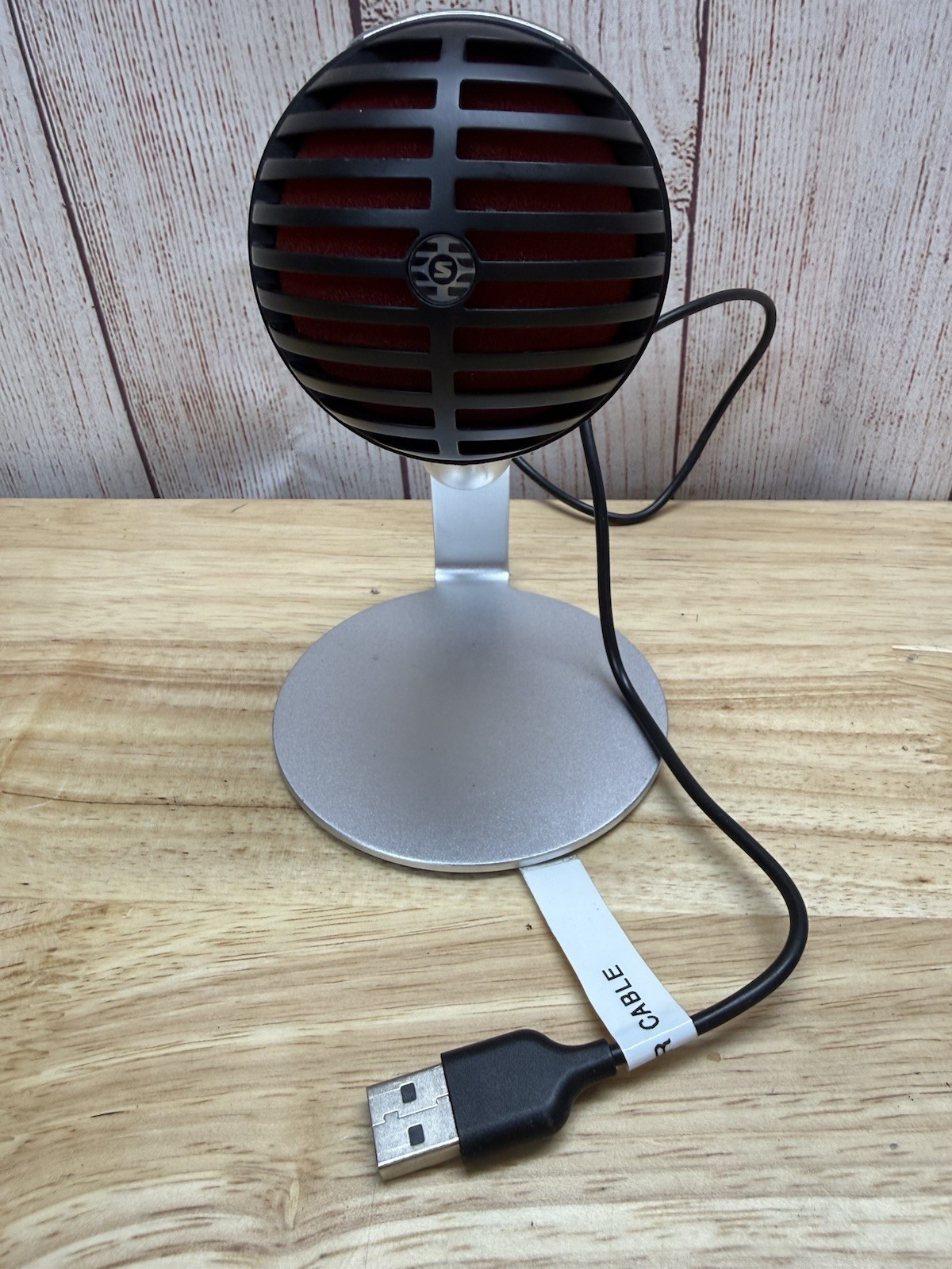 Shure MV5 Silver USB Stereo Condenser Microphone Mic (AMV5-DS)