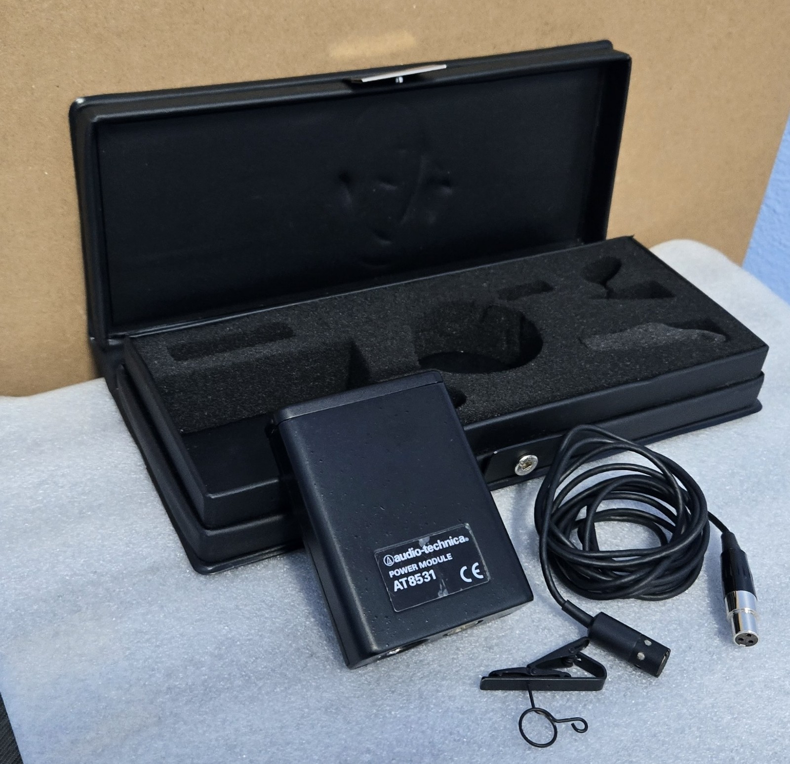 AUDIO-TECHNICA POWER MODULE AT8531 W/ CONDENSER MICROPHONE AT831 ( BINY001B )