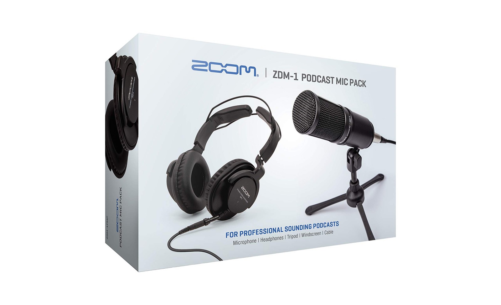 ZDM-1 Podcast Mic Pack Includes Dynamic Microphone, Headphones, Tripod, Winds…