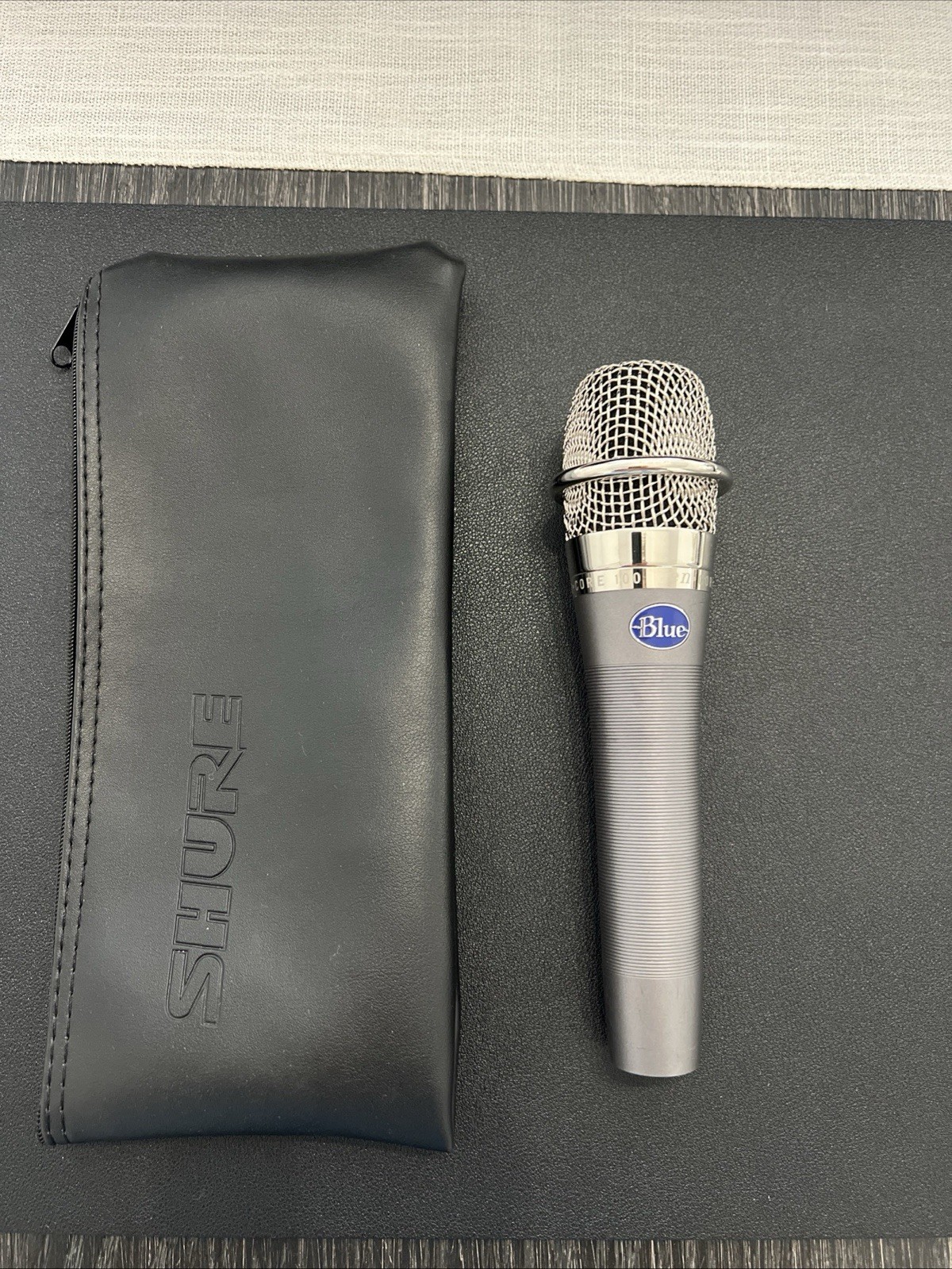 Blue Dynamic Mic Microphone w/XLR Aria Dynamic Encore 100 TESTED Handheld