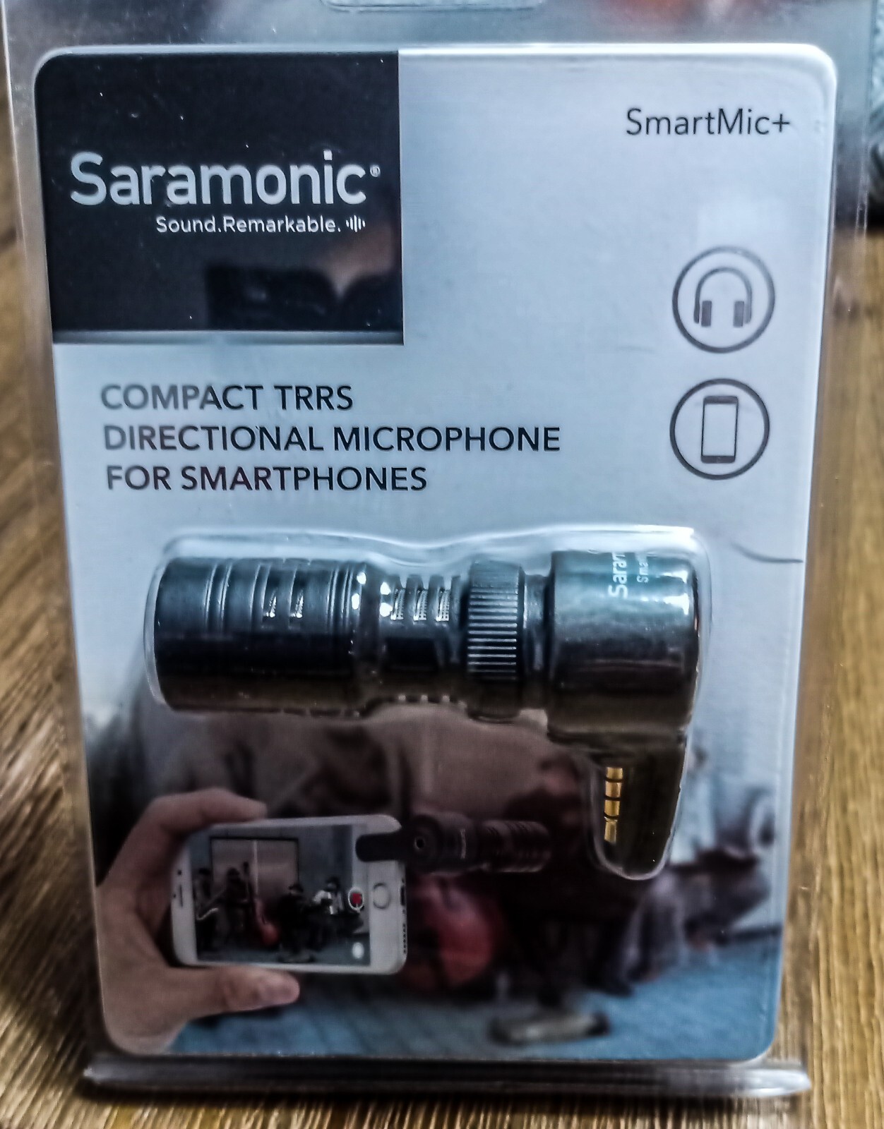 Lot of 2pcs – Saramonic SmartMic+ Lightweight Smartphone Mic 3.5mm/m
