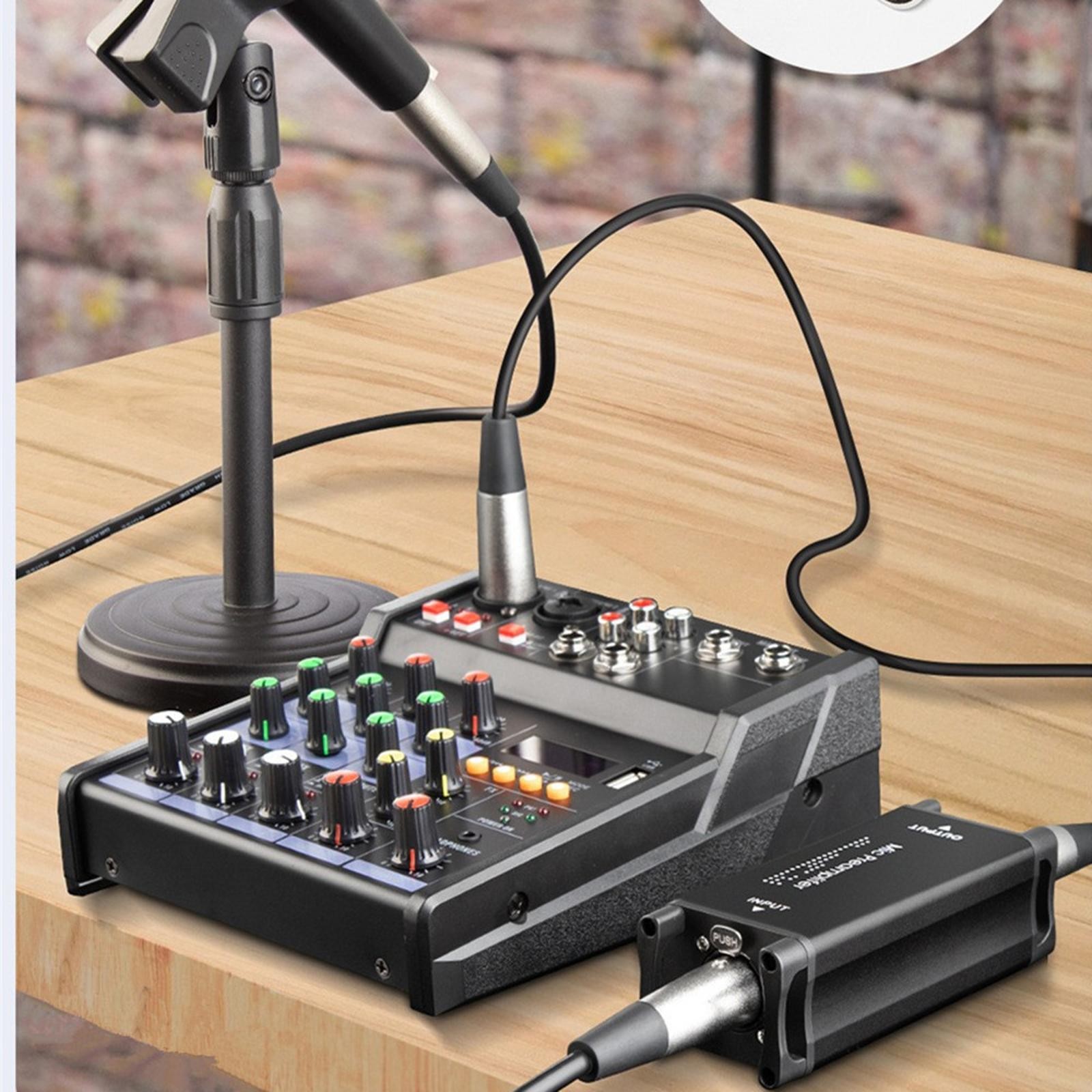 25dB Pro Microphone Preamplifier Converter Ultra Clean Mic Preamp Booster