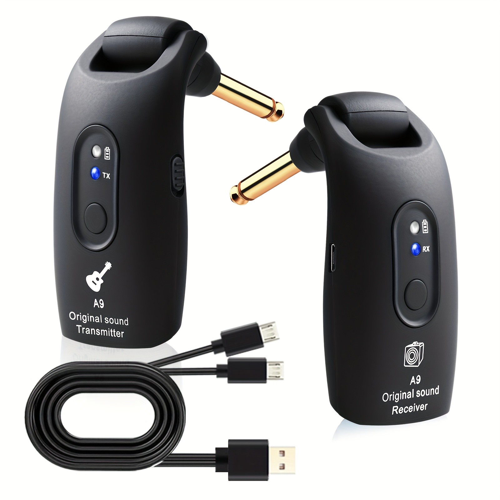Guitar Transmitter Connector System fits All Standard Electric Guitar Models Now