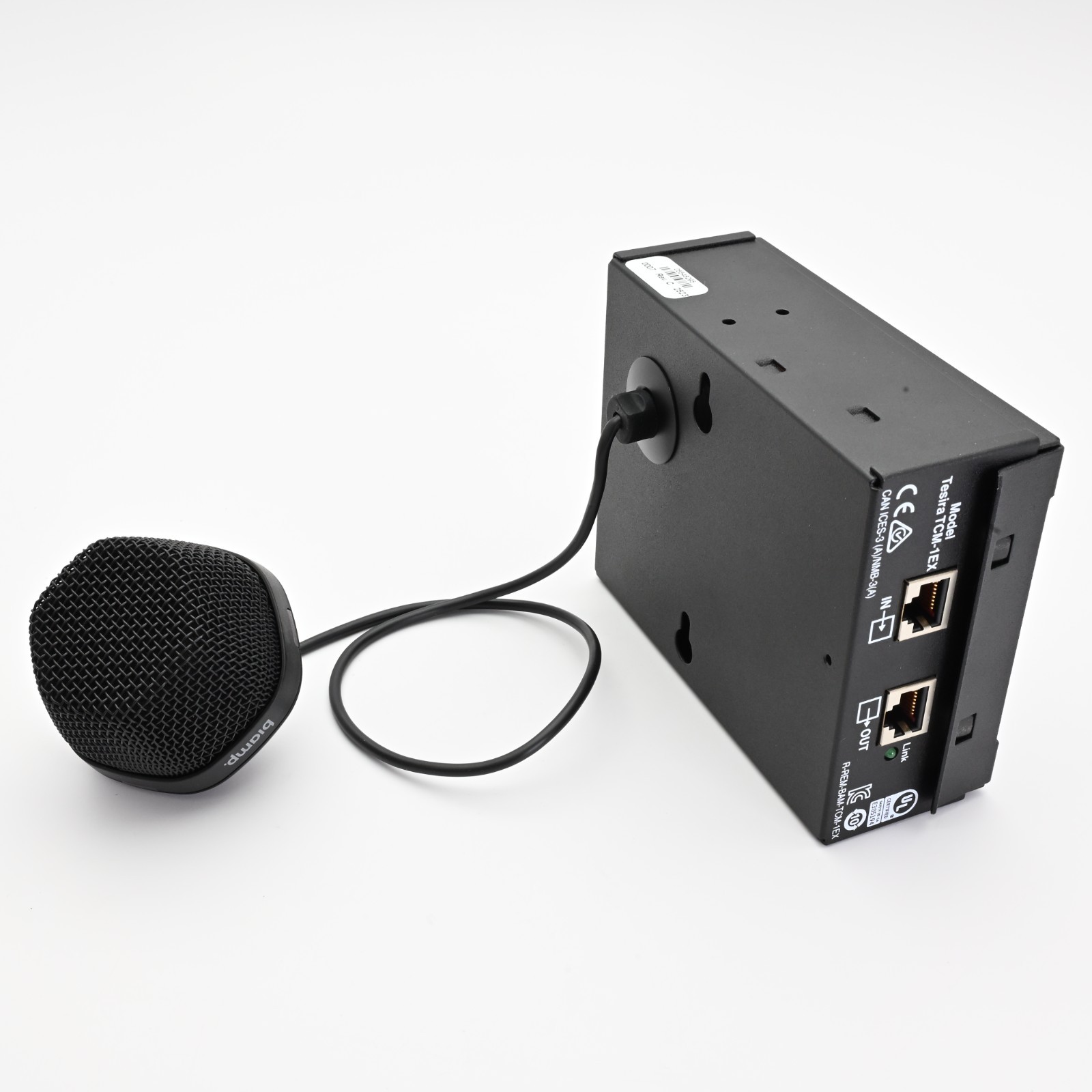 Biamp Parle TCM-1A Black Pendant Microphone System 911.0493.900
