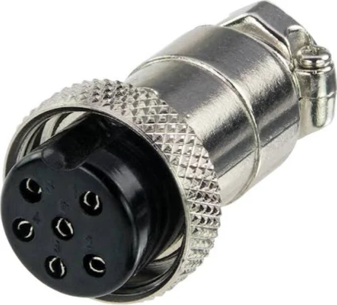 Noise Canceling Microphone – Astatic 636L-Stars and Stripes wired 6 Pin Magnum