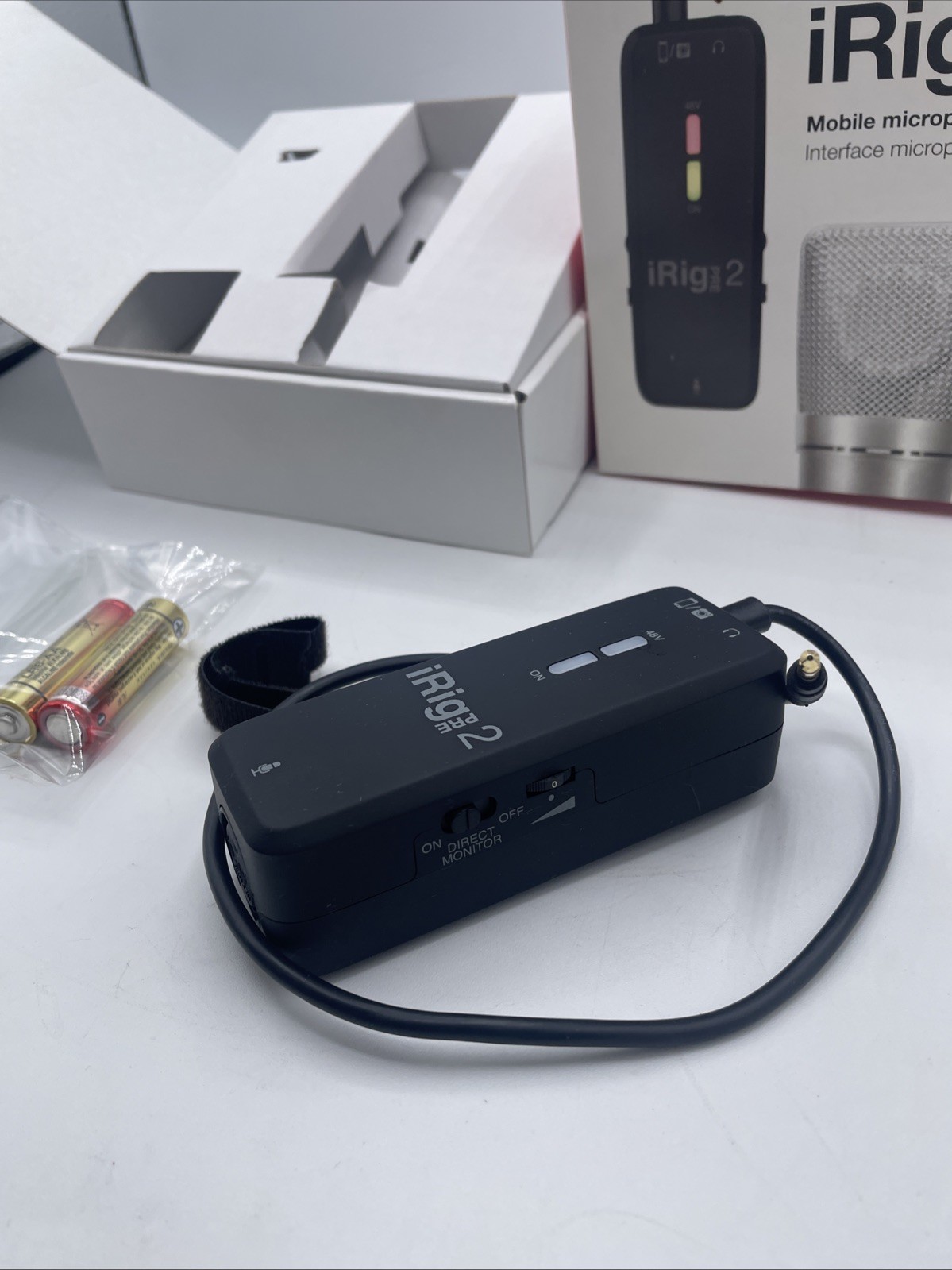 iRig Pre 2 Mobile Microphone Interface Free Shipping Tested Working