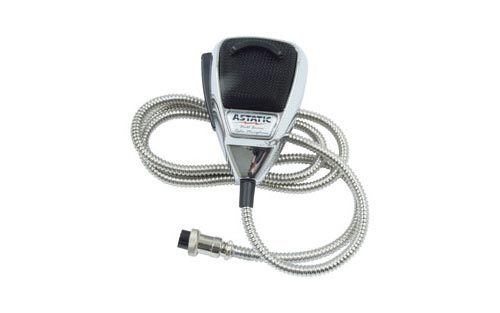 ASTATIC Chrome CB Ham Radio Microphone 636 LC DX-1 mic BRAND NEW