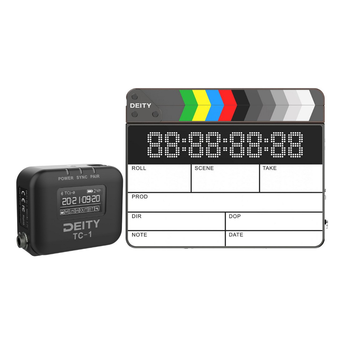 Deity TC-SL1 Wireless Bluetooth Timecode Smart Clapper Slate Bundle