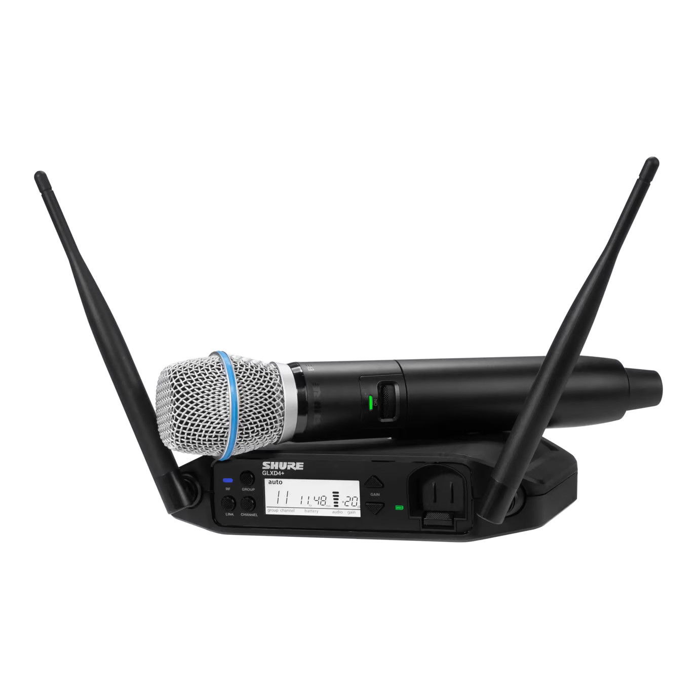 Shure GLXD24+/B87A Dual Band Pro Digital Wireless Microphone System