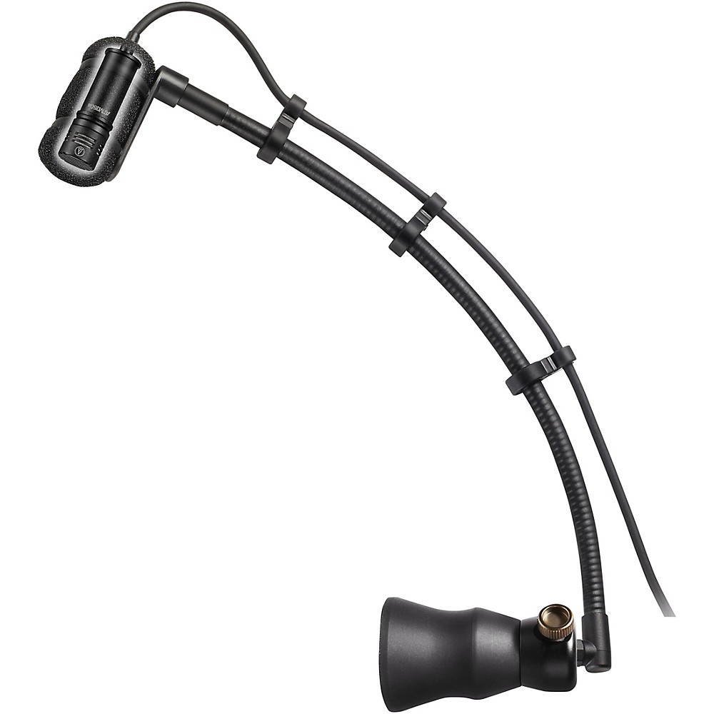 AudioTechnica ATM350PL Cardioid Condenser Instrument Microphone (9″ Gooseneck)