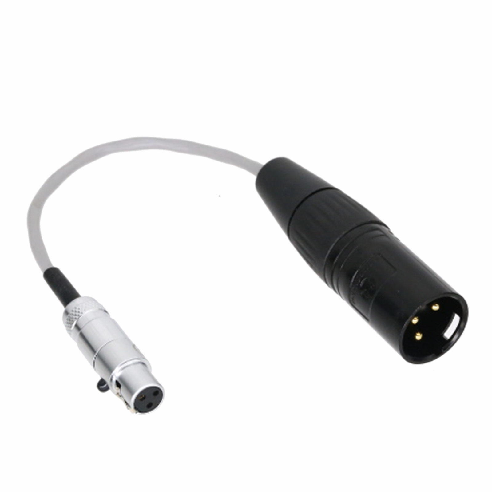 Mini-XLR TA3F to Big XLR male adapter cable L2B2AT for Audio Balance Microphone