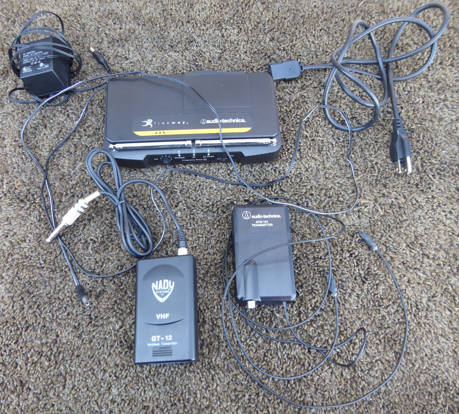 Audio Technica ATW-R600x 600 Series Freeway Wireless GT12 & ATW T27 Transmitter