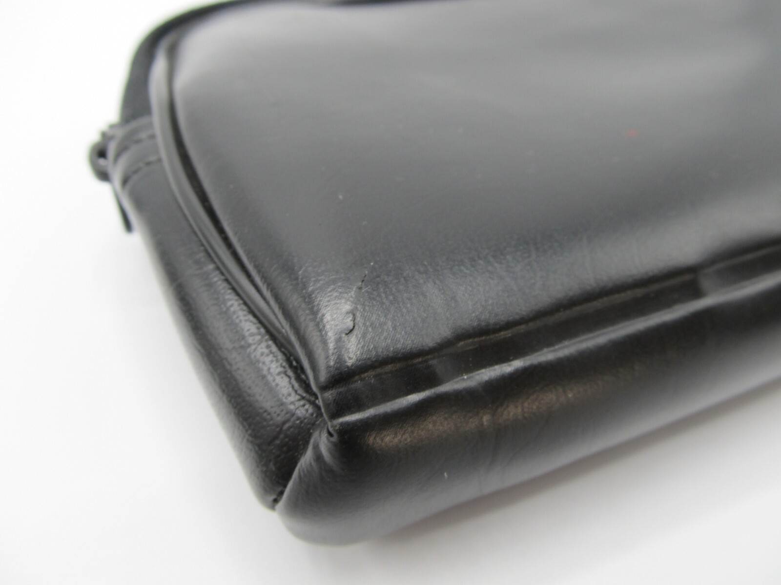 RARE SHURE VINTAGE BLACK VINYL ZIPPERED MIC POUCH CLASSIC