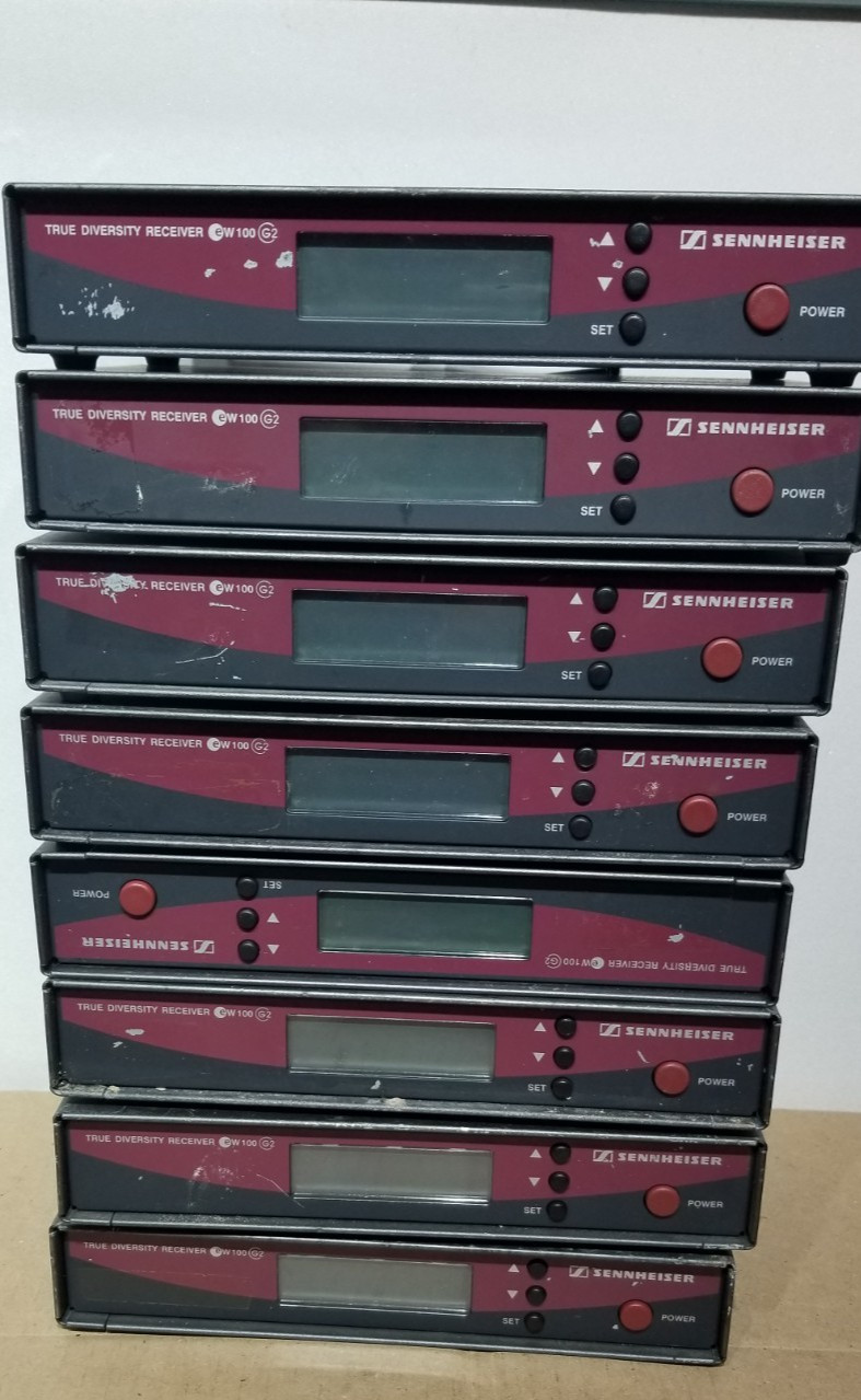Sennheiser EW-100 G2 True Diversity Receiver 740-776 MHz (NO Power Supply) -Each