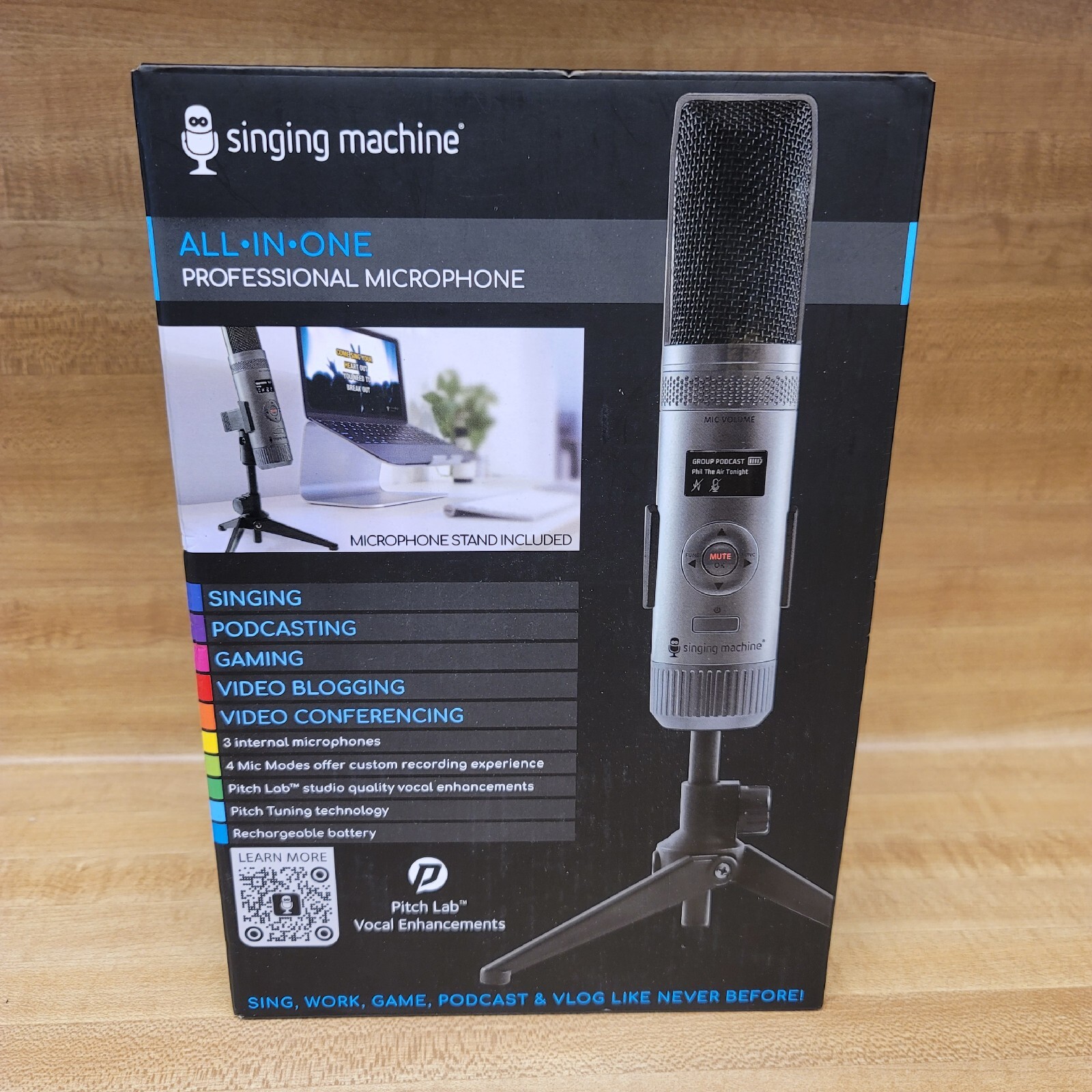 Singing Machine ALL-IN-ONE Professional Microphone SMM2097 Condenser Universal