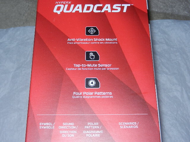 new HyperX QuadCast USB streaming Microphone PC MAC PS5 PS4 quad cast hyper x