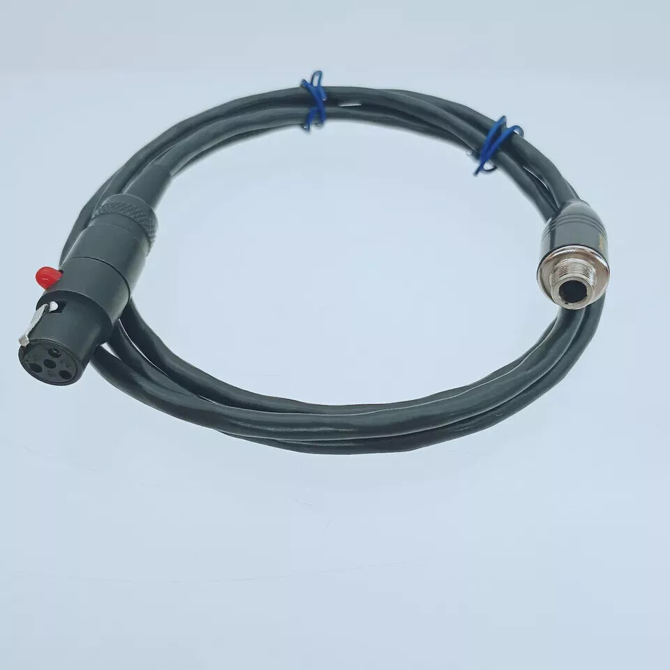 3.5mm 1/8″ Locking Jack To Mini XLR TA4F 4Pin Cable For Microphone Transmitter