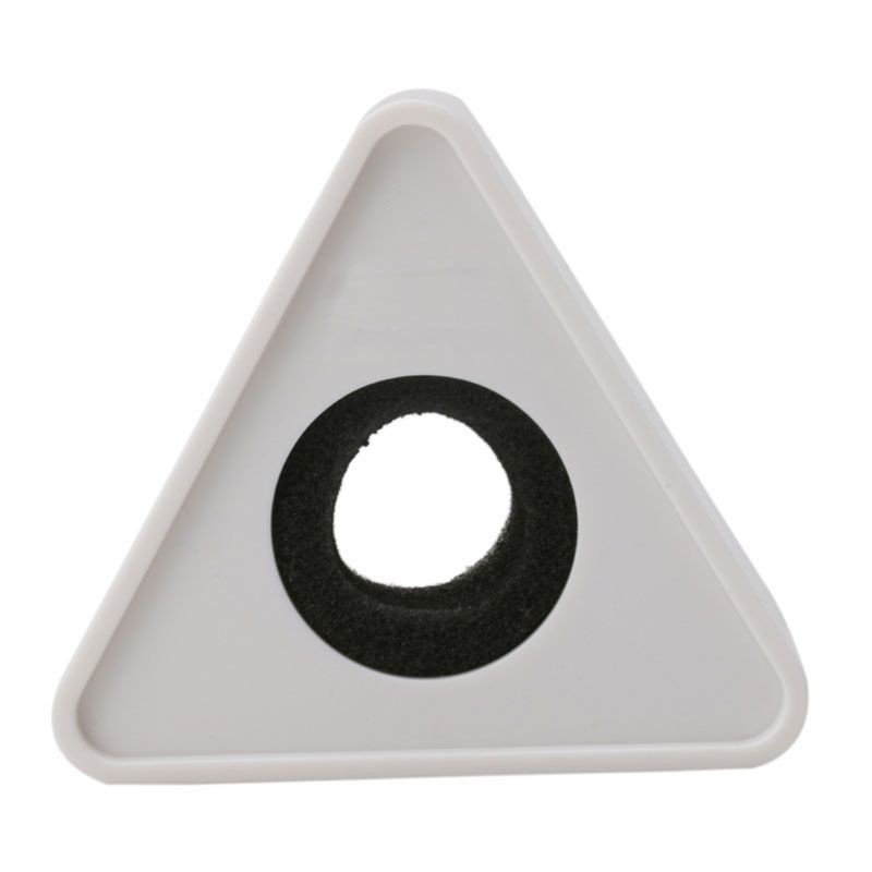 Black Hole Triangular Mic Microphone TV Logo Flag Station DIY