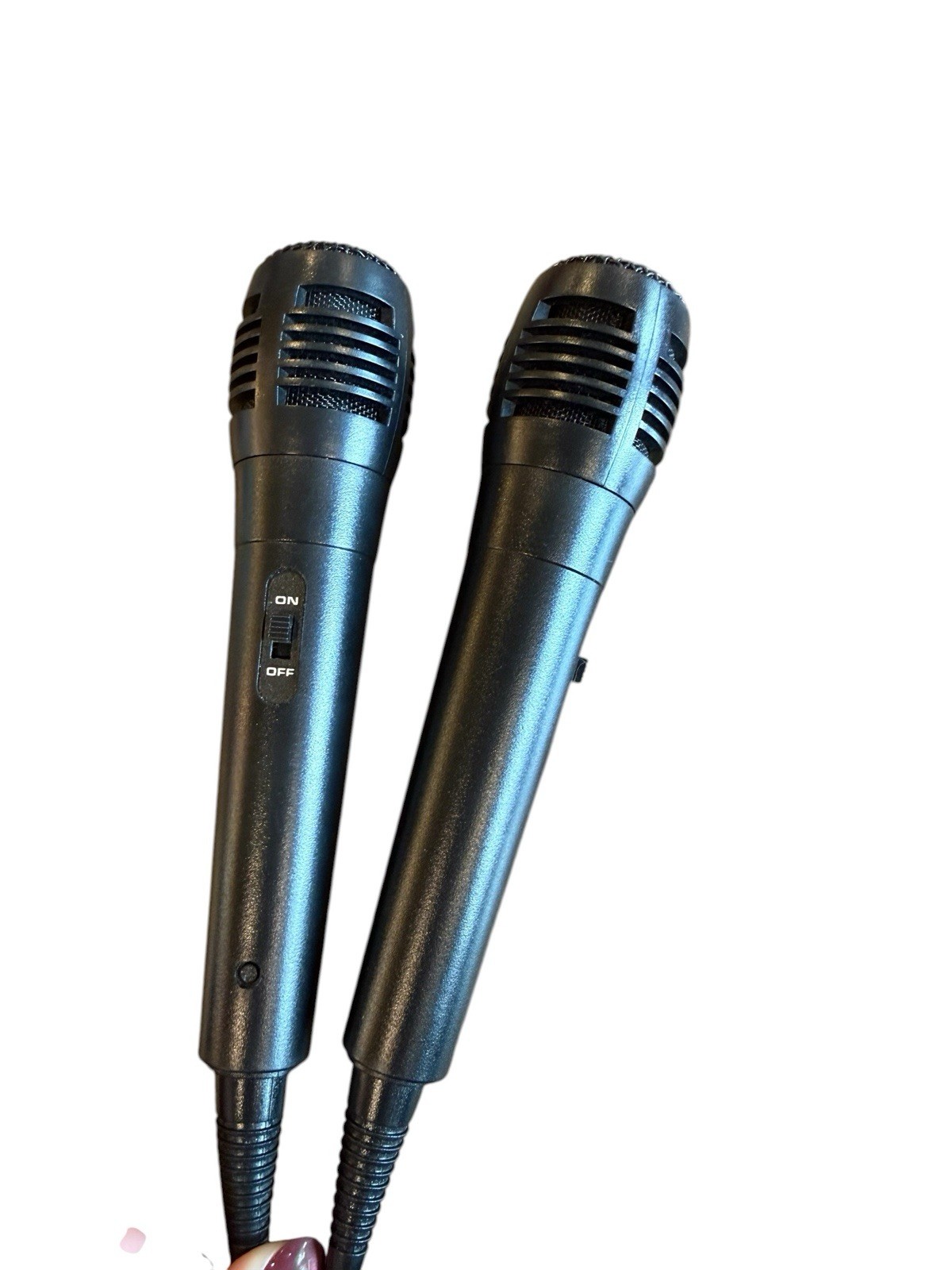 Wired Vocal Dynamic Microphone Instrument Mic for Singing Machine Set Of 2