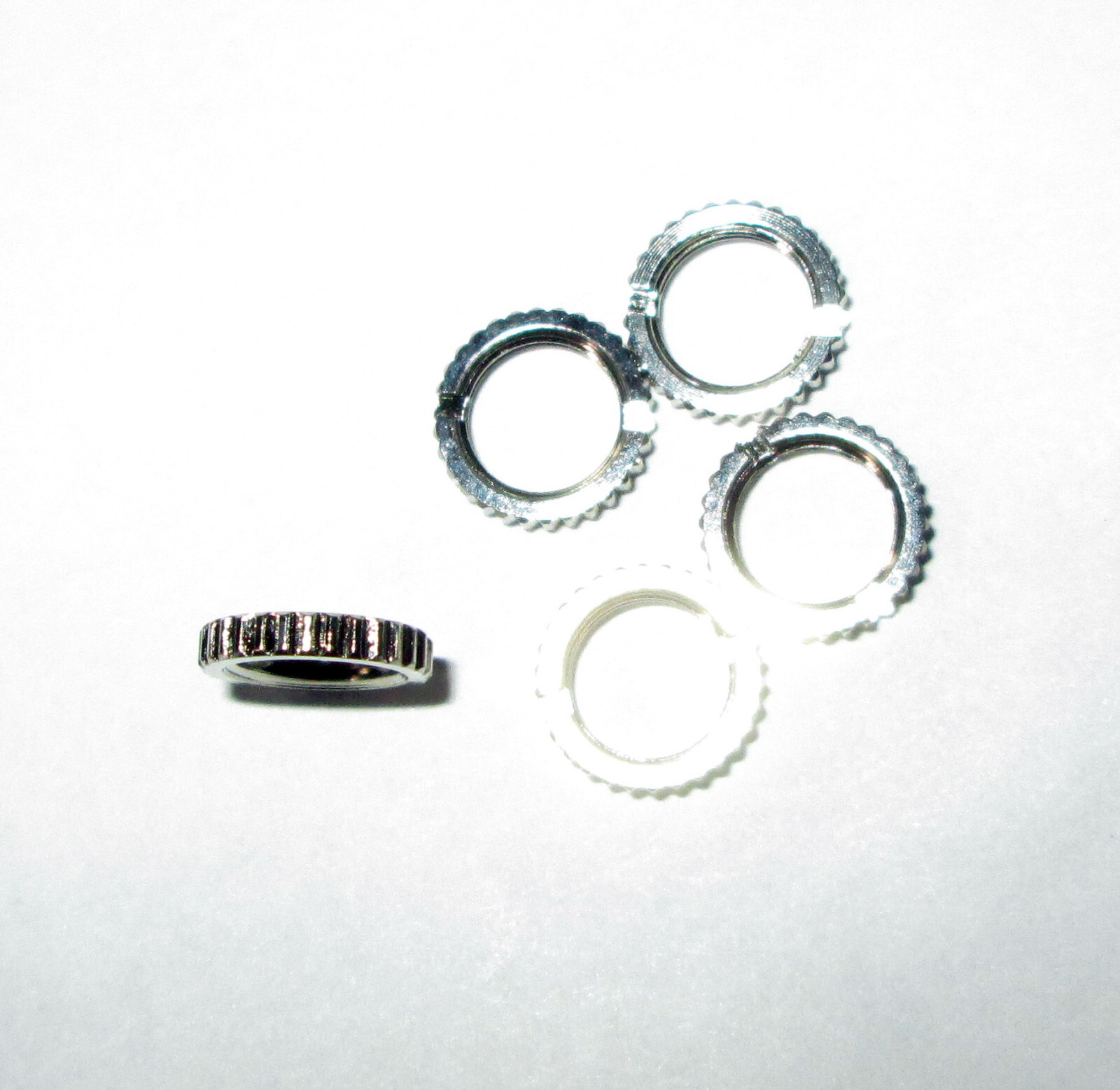 5 x Slotted Nut Ring audio socket for SENNHEISER 600357 SK, EK G1, G2, G3, G4