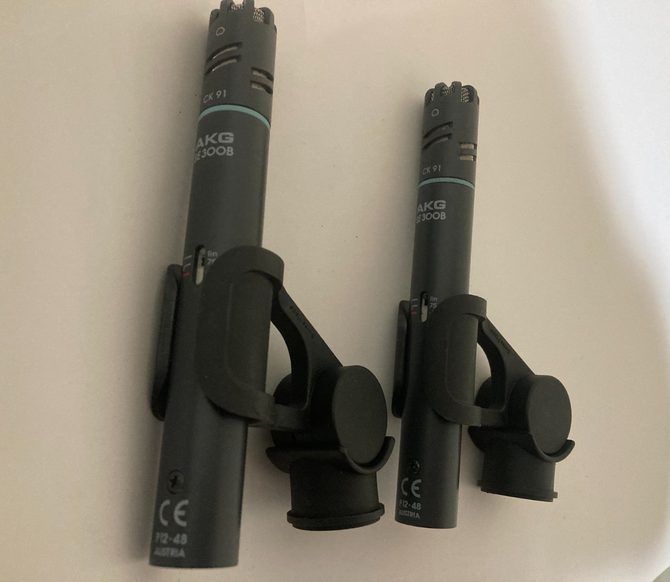 AKG C391B SE300B CK91 Condenser microphones Stereo set