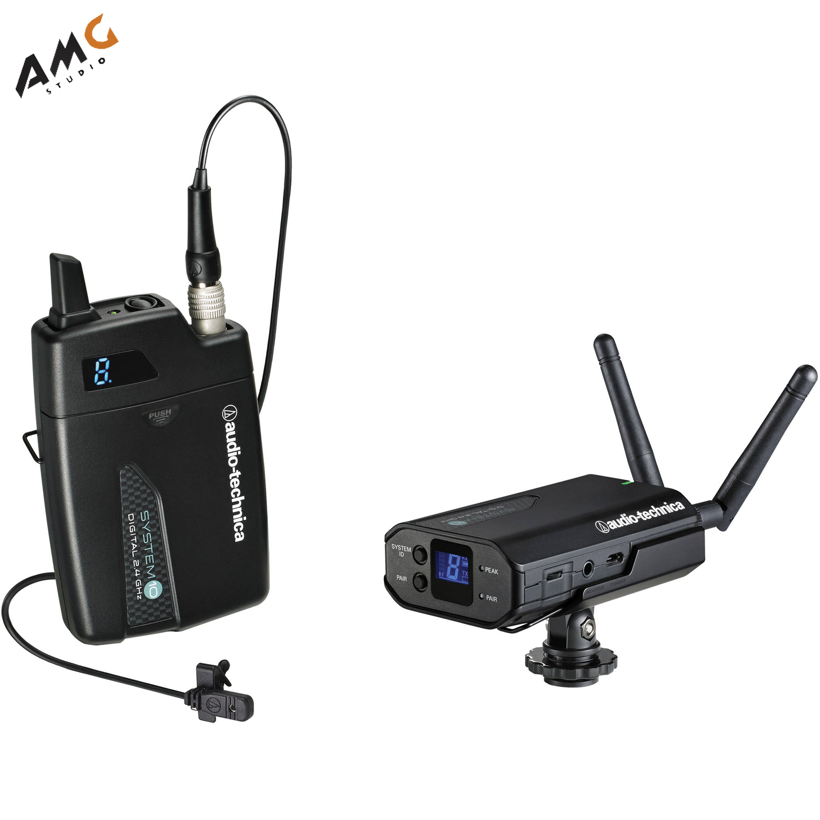 Audio-Technica ATW-1701/L 10 Digital Camera-Mount Wireless Omni Lavalier System