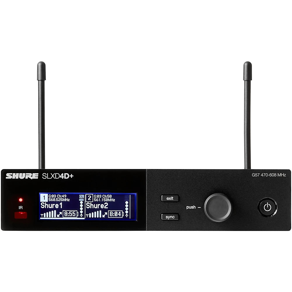 Shure SLXD24D+B58 Digital Wireless Dual HH Mic System Band G57 Refurbished
