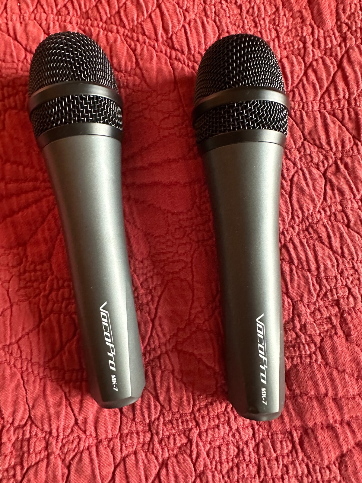 VocoPro MK 7 Wired Microphone Black/Gray Microphone Only