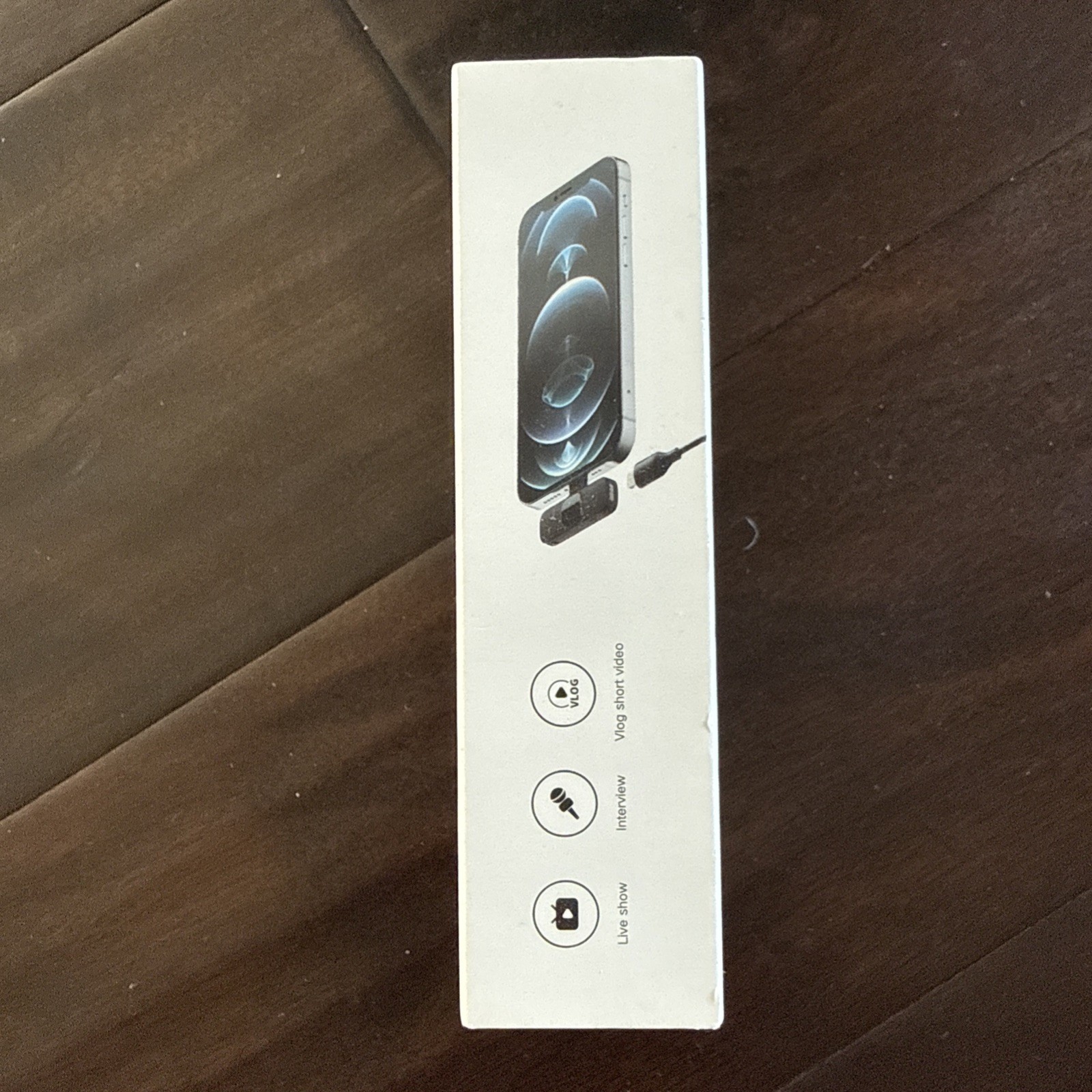 Wireless Microphone For iPhone K9 Live Shows Interviews Vlogs NEW