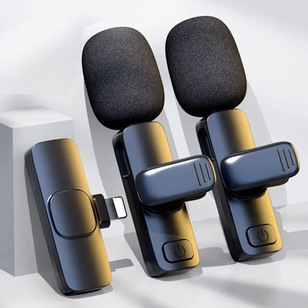 New Portable Wireless Lavalier Microphone For iPhone/Android/Samsung K9…