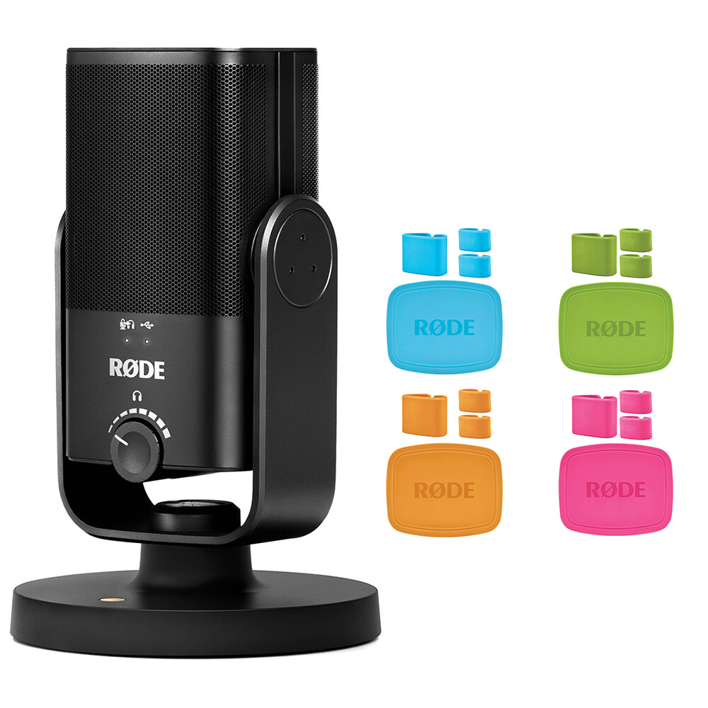 Rode NT-USB Mini USB Pro Microphone w/ Rode Caps (Set of 4)