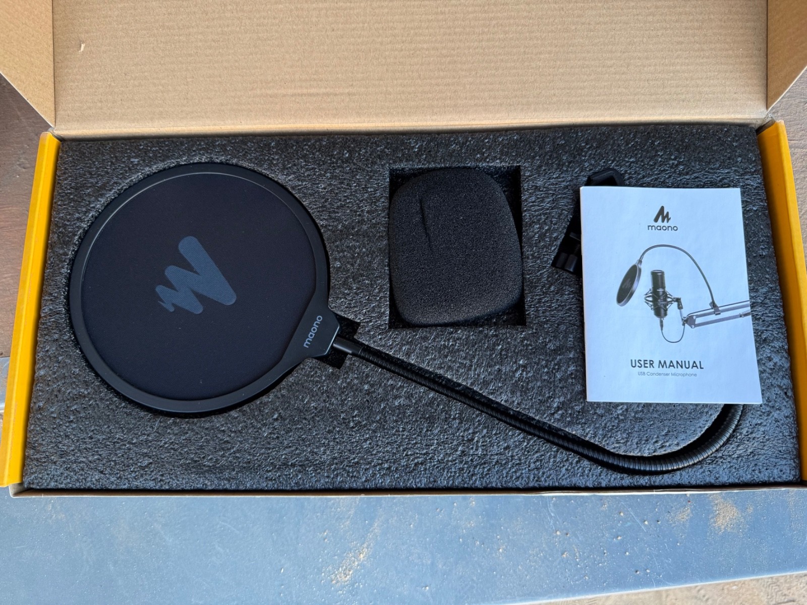 USB Microphone 25mm Large Diaphragm MAONO AU-PM430 Condenser (Brand New)