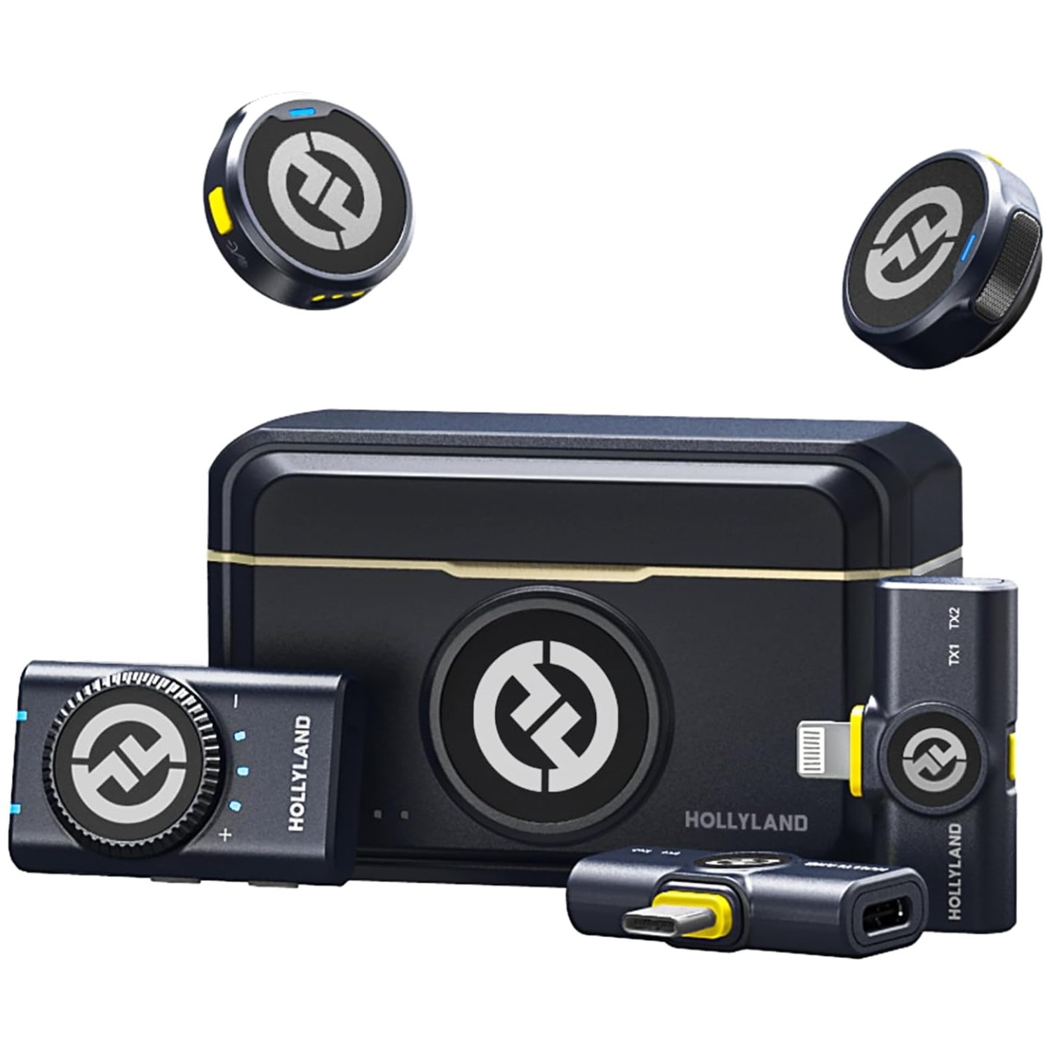 Lark M2 Wireless Microphone Set, Hi-Fi Audio, 300m Range