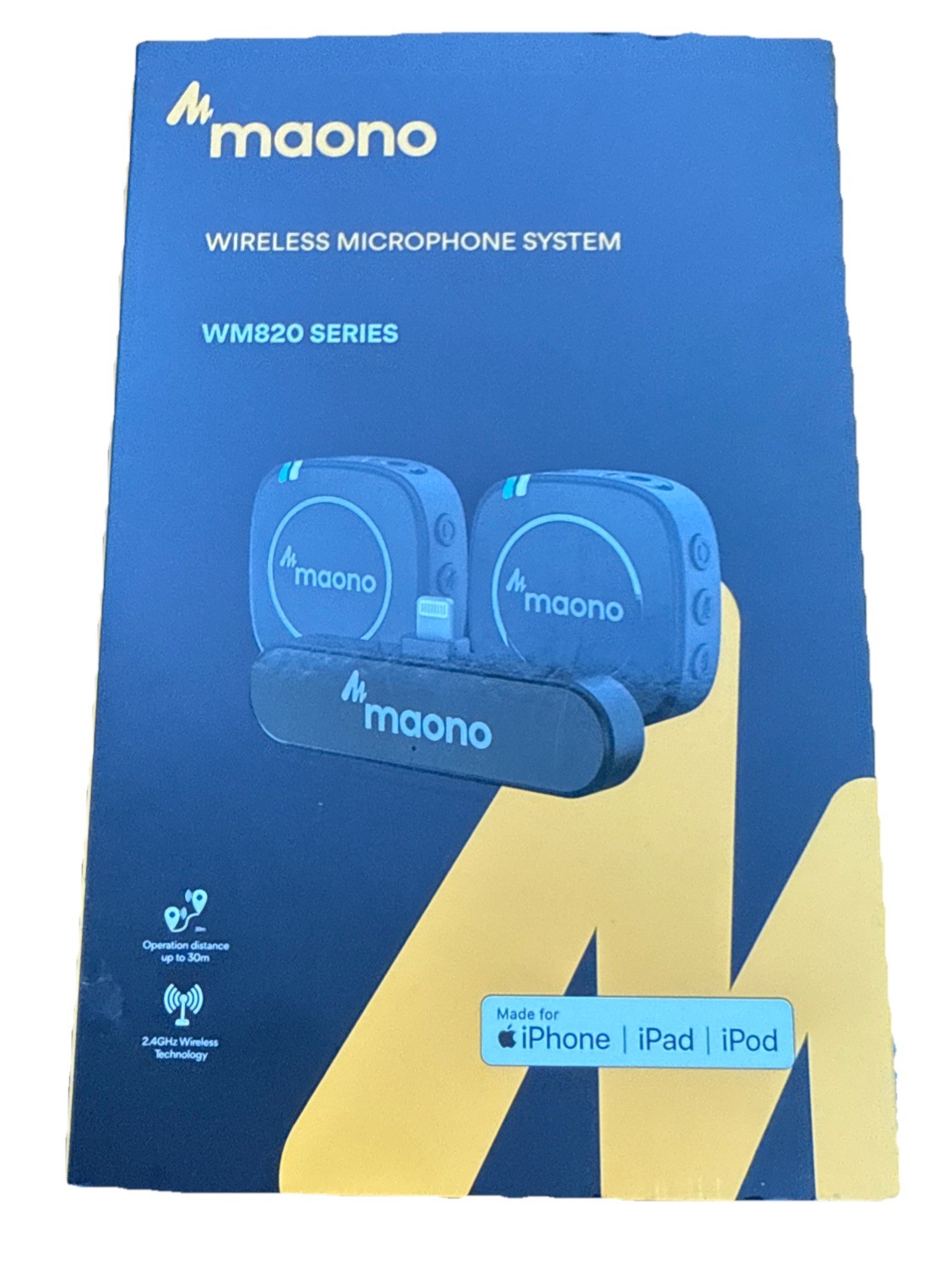 MAONO WM820 Series – Wireless Microphone System (New, Black)