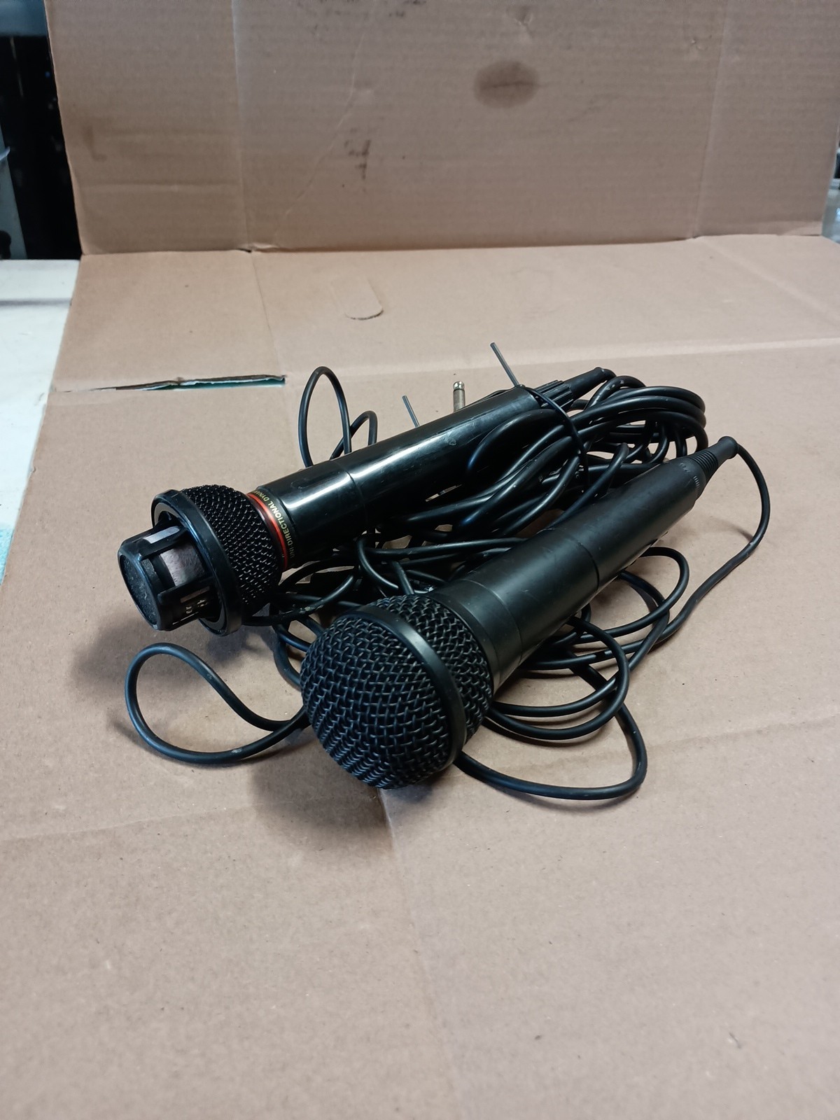 2 Optimus Unidirectional Dynamic Microphone Mdl. 33-3021 & Mdl. 32-1163