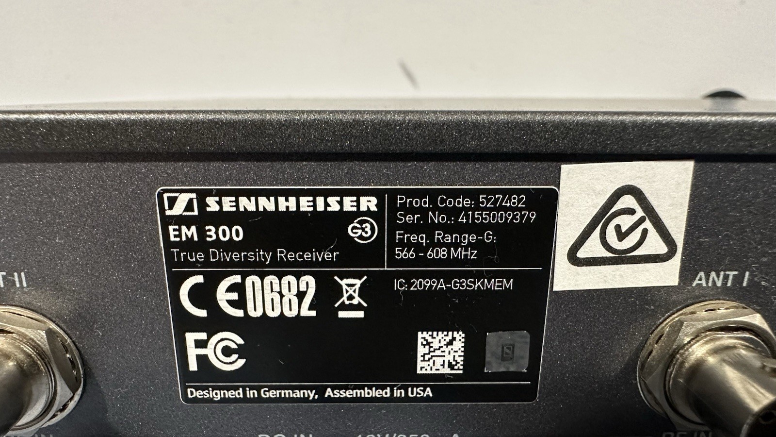 Sennheiser Em300 G3 566-608 MHz ( No Power Supply No Antenna)