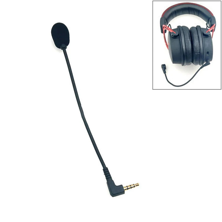 ZJ033MR-03 19cm 4 Level Pin 3.5mm Angle Head Plug Gaming Headset Sound Card Liv