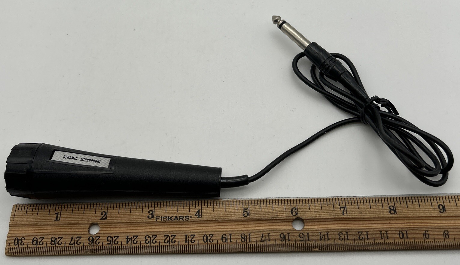 Vintage Dynamic Microphone Handheld/l Stand-Held Black 36” Cord Circa 1970’s