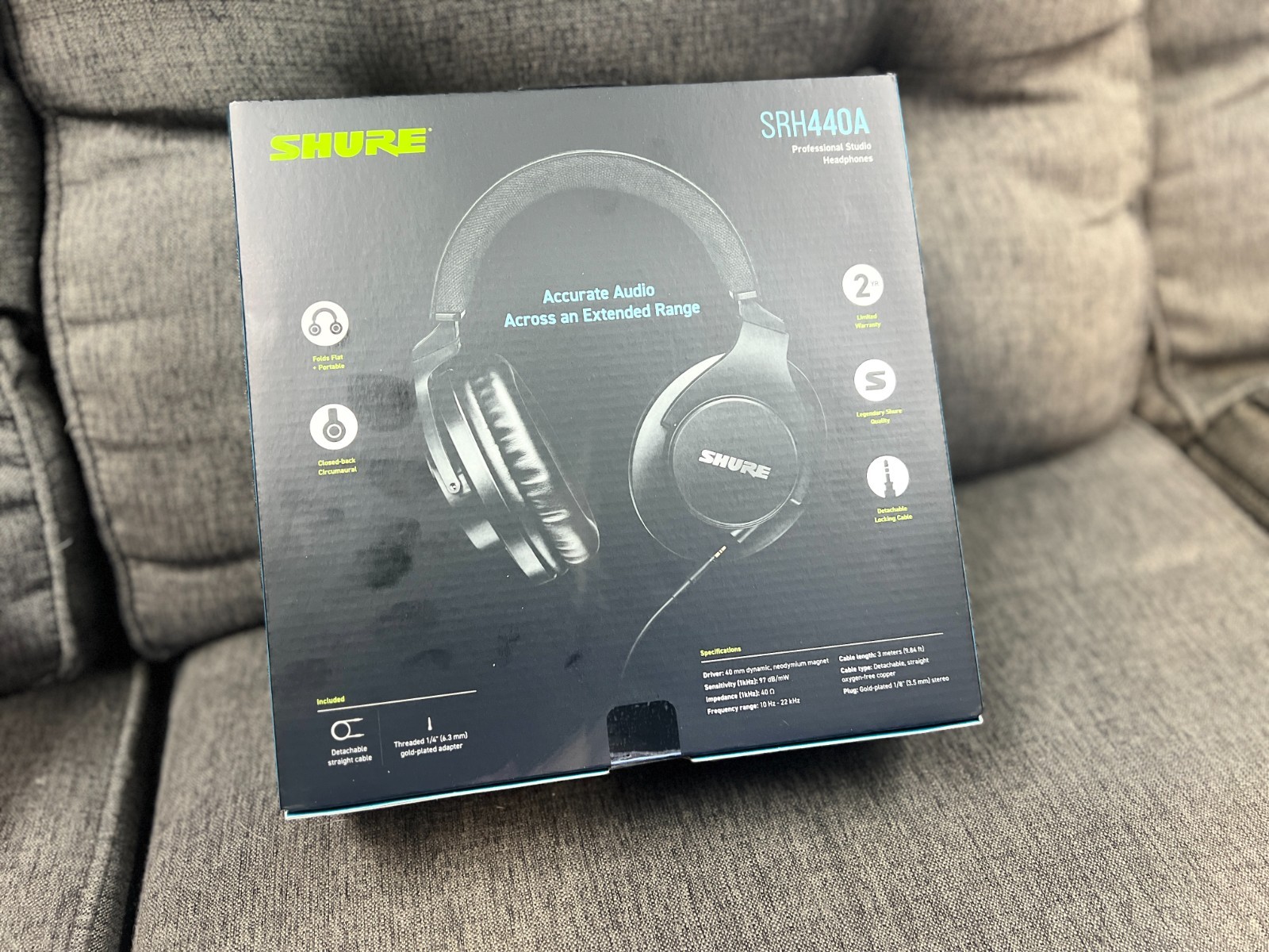 🎙️ Complete Podcast Setup Bundle – Shure MV7X Mic + SRH440A Headphones + Stand