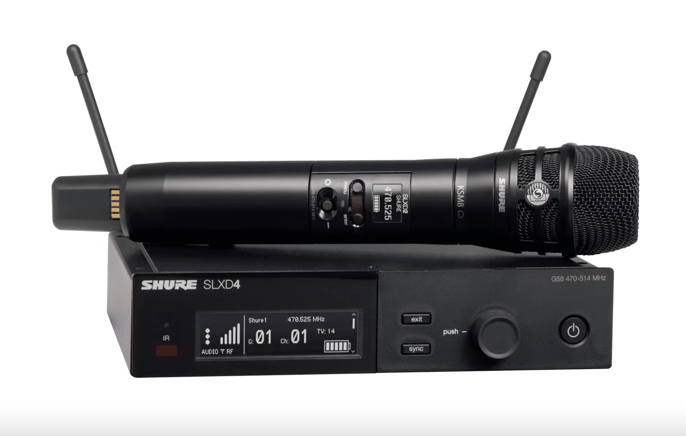 Shure SLXD24/K8B Digital Wireless Handheld Microphone System