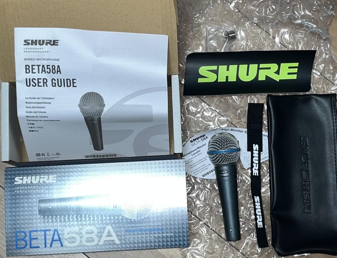 Shure Beta58A Dynamic Vocal Microphone Used Good Condition