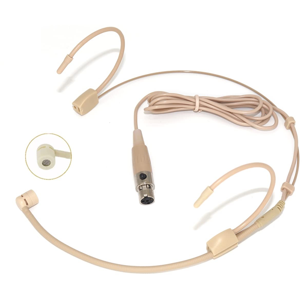 Headset Microphone Double Over Ear Earset Headworn Mic Condenser Cardioid Com…