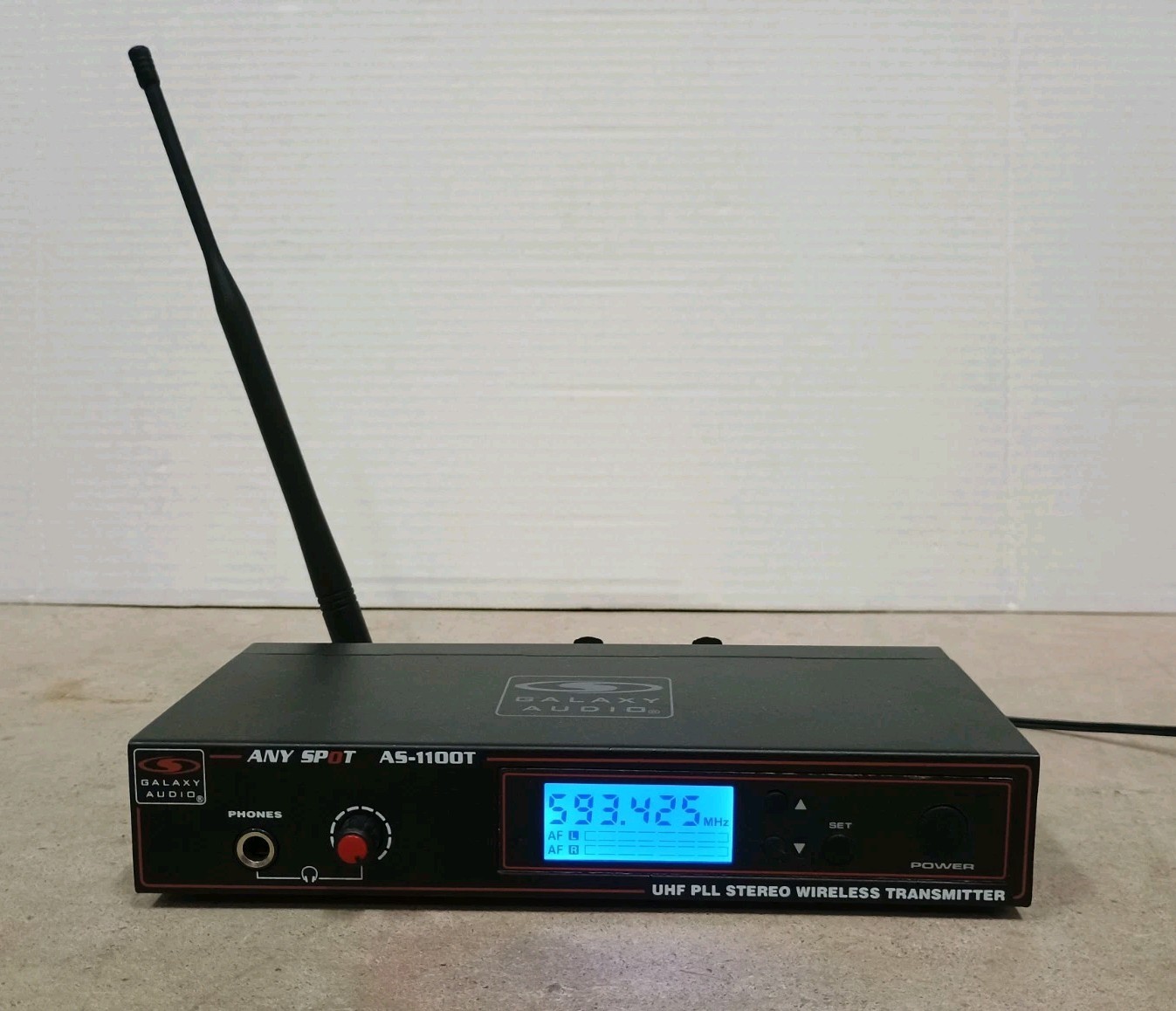 Galaxy Audio AS-1100T Wireless Transmitter D Band Any Spot SYSTEM ONLY