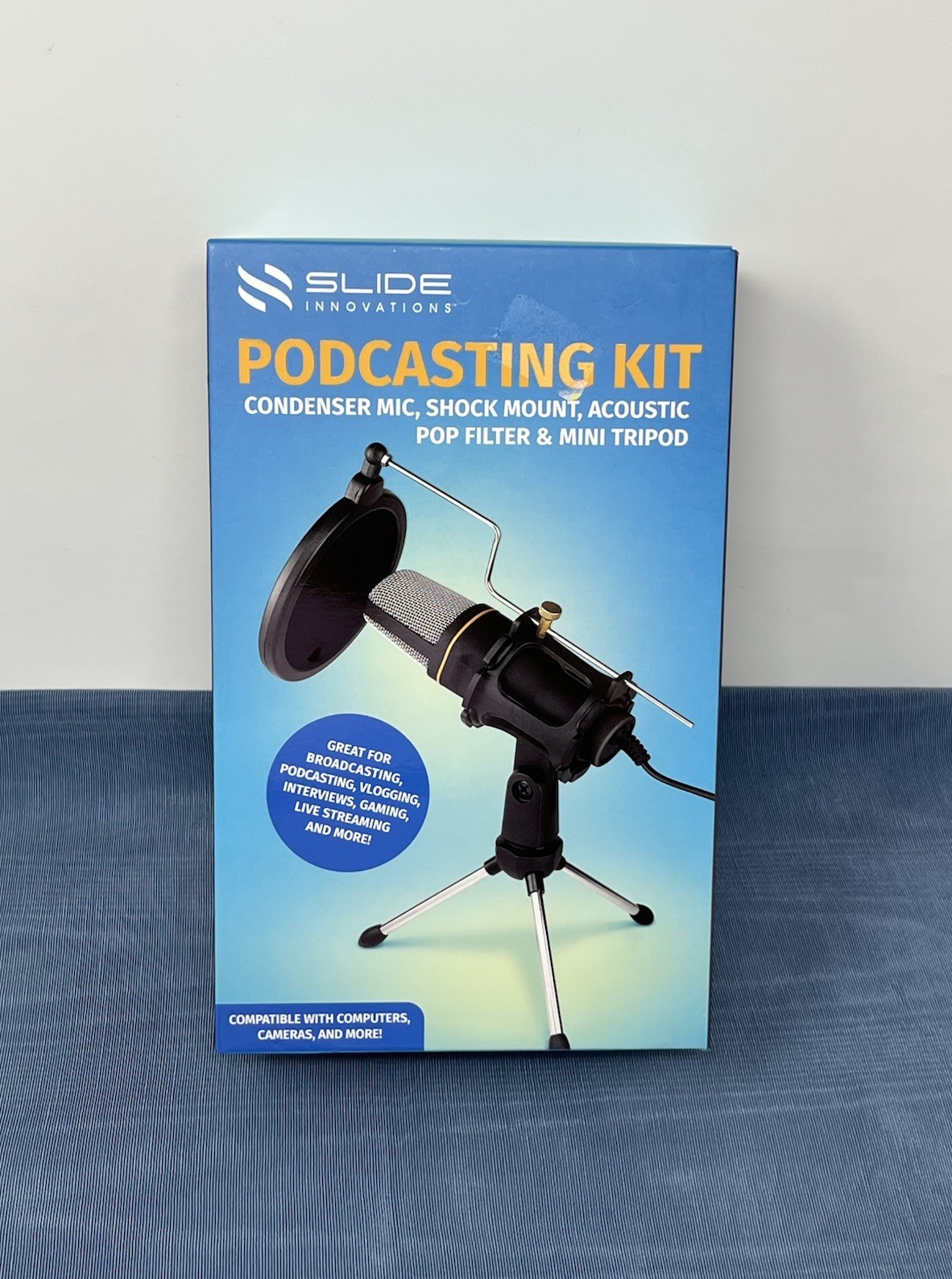 SLIDE Microphone PD1000 Podcasting Kit Dia.16mm Condenser