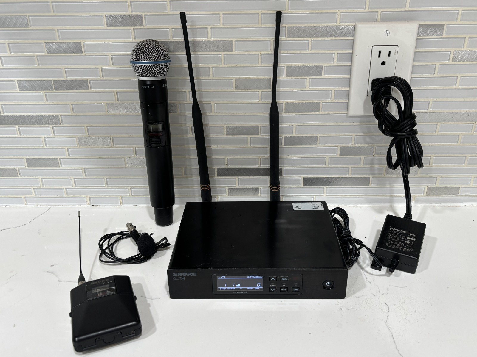 Shure QLXD4 / QLXD2 QLXD1 H50 set
