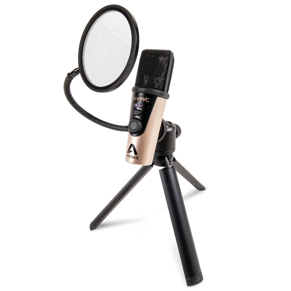 APOGEE HYPE MIC Recording USB Microphone for PodCasting on iPad, iPhone, Mac, PC