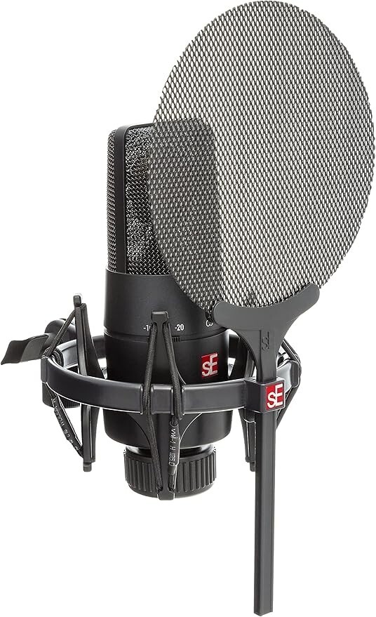SE Electronics X1-S-Studio-Bundle Vocal Recording Pack, Black