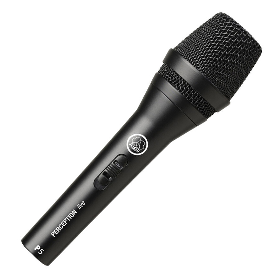 AKG P5S Dynamic Supercardioid Microphone with On/Off Switch 3100H00120