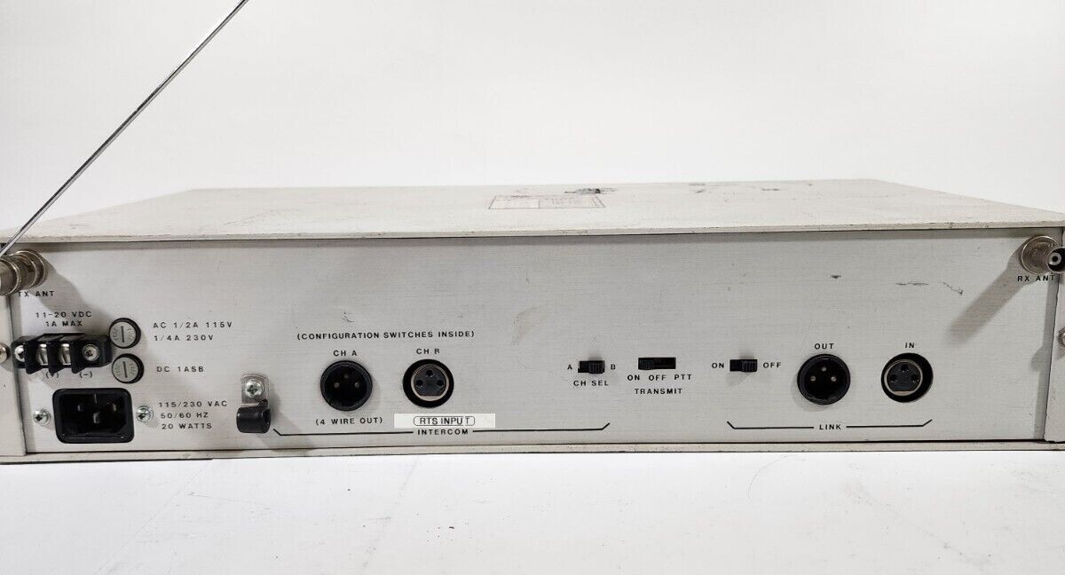 Cetec Vega QX- 6A Wireless Intercom Master Stn. Tx 196.125 Rx 180.5 + [W96]