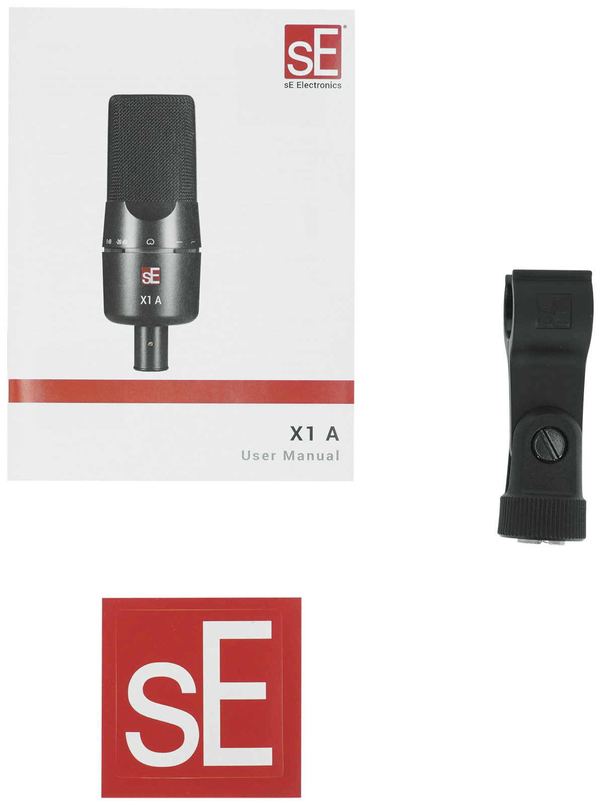 Se Electronics X1 A Studio Recording Cardioid Condenser Microphone + Mic Clip